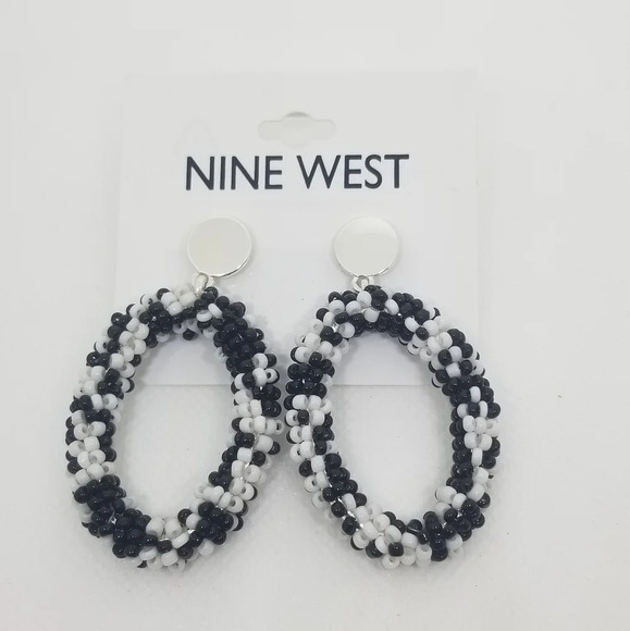 NINE WEST NWT BLACK COLLECTION 3 PAIR EARRINGS BUNDLE - Picture 6 of 7